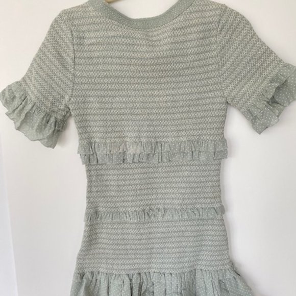 LoveShackFancy Aveline ruffled cotton mini dress - Picture 3 of 5